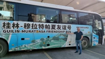 Kaleiçi, Çin'de toplu taşıma araçlarında tanıtılıyor