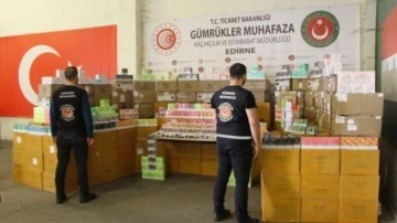 Kapıkule'de 48 milyon TL'lik kaçak elektronik sigara ele geçirildi