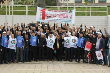 Karabük’te Hak-İş üyeleri 1 Mayıs’ta taleplerini açıkladı
