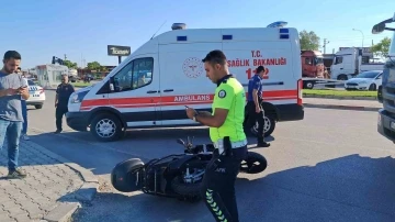Karaman’da tır ile motosiklet çarpıştı: 1 yaralı

