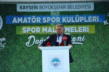 Kayseri Büyükşehir Belediyesinden Amatör Spor Kulüplerine Destek