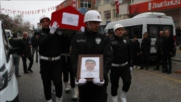 Kayseri'de Şehit Polis Memuru Duran'ın Cenazesi Son Yolculuğuna Uğurlandı