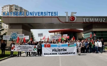 Kayseri Üniversitesi Filistin halkının yanında
