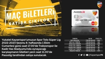 Kayserispor - Trabzonspor maçı bilet fiyatları belli oldu
