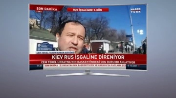 Kiev’de Türk gazeteciye canlı yayında müdahale!