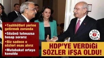 Kılıçdaroğlu’nun HDP’ye verdiği sözler ifşa oldu!