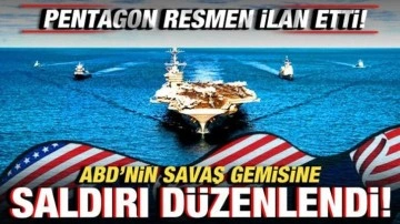 Kızıldeniz'de ABD savaş gemisine saldırı! Pentagon açıkladı