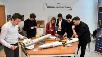 Kocaeli Üniversitesi Roket Takımı Yarışmaya Hazırlanıyor