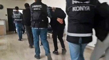 Konya’da binlerce uyuşturucu hap yakalandı
