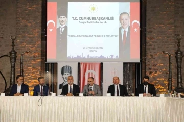 Konya’da &quot;Sosyal Politikalarda 7 Bölge 7 İl Projesi&quot; toplantısı yapıldı
