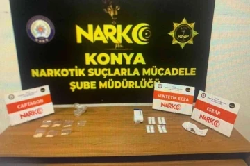 Konya’da uyuşturucu satıcısı kuaför yakalandı
