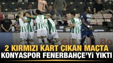 Konyaspor, Fenerbahçe'yi tek golle yıktı