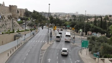 Kudüs sokaklarında sessizlik hakim