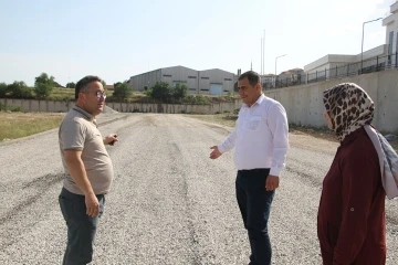 Kula’nın yeni hastane çevresindeki asfaltlama çalışmaları sona erdi
