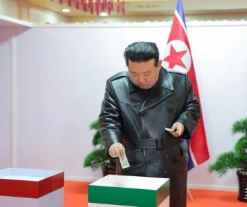 Kuzey Kore lideri Kim yerel seçimlerde oy kullandı
