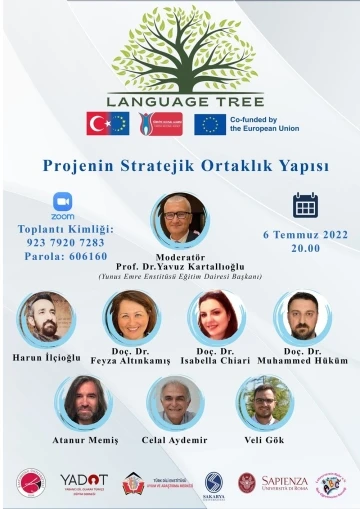 “ Language Tree” Projesinin tanıtımı yapılacak
