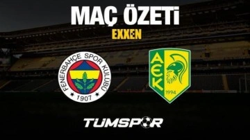 MAÇ ÖZETİ İZLE | Fenerbahçe 2-0 AEK Larnaca (Goller, EXXEN, UEFA Avrupa Ligi)