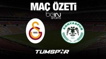 MAÇ ÖZETİ İZLE | Galatasaray 2-1 Konyaspor (Goller, Süper Lig, beIN Sports)