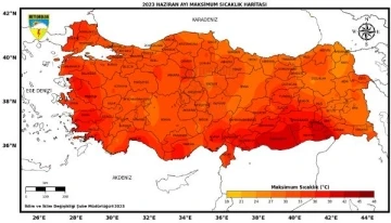 Maksimum sıcaklık 1.7 derece arttı; Senirkent'te 0, Cizre'de 42.5 derece ölçüldü