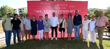 Manavgat'ta Cumhuriyet konulu Taş Heykel Sempozyumu başladı