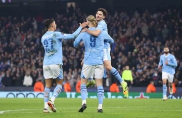 Manchester City, Kopenhag'ı 3-1'lik skorla geçerek çeyrek finale yükseldi
