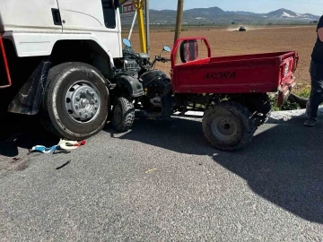 Manisa’da ATV ile kamyon çarpıştı: 1ölü
