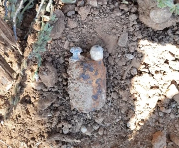 Manisa’da Milli Mücadele dönemine ait el bombası bulundu
