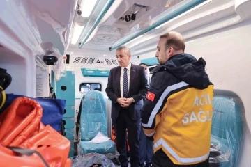 Mardin’de 4 yeni ambulans hizmete girdi
