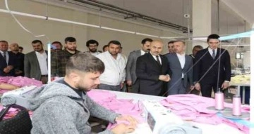 Mardin’de devlet eliyle gençlerin istihdamı için yapıldı, fabrikaların ilki üretime başladı