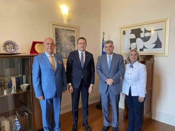 Marmaris Ticaret Odası yönetimi Yunanistan Başkonsolosu Kostas ile görüştü
