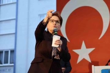 Meral Akşener Aksaray’da Seçim Çalışmalarını Sürdürdü