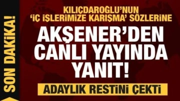 Meral Akşener'den Kılıçdaroğlu'nun 'İç işlerimize karışma' sözüne yanıt