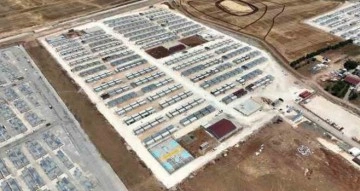 Mersin Büyükşehir Belediyesi Adıyaman’da konteyner kentin yapımını tamamladı