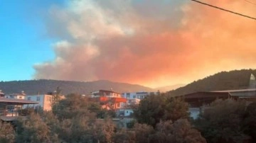 Mersin'de orman yangını yerleşim yerlerini tehdit ediyor: 110 ev boşaltıldı
