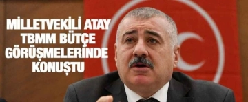 MHP Gaziantep Milletvekili Sermet Atay Mecliste Bütçe Görüşmelerinde Konuştu