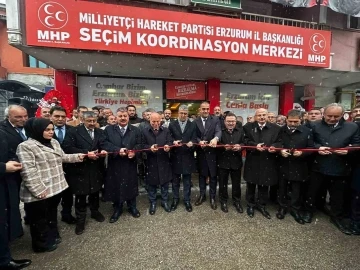 MHP seçim koordinasyon merkezi açıldı
