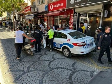 Milas'ta Plakasız Motosiklet Kaçarken Kaza Yaptı