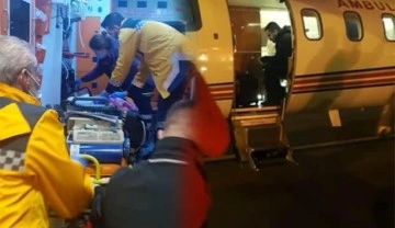 Milletvekili Mustafa Canbey devreye girdi, uçak ambulans kumsal bebek için havalandı