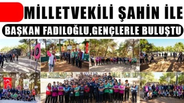 Milletvekili  Şahin İle Başkan Fadıoğlu, Gençlerle Buluştu.
