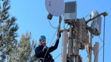 Milli mobil baz istasyonları deprem bölgesinde hizmet veriyor