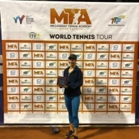 Milli tenisçi İlay Yörük, ilk şampiyonluğunu Antalya'da elde etti