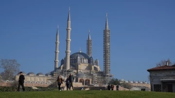 Mimar Sinan’ın ustalık eseri Selimiye’nin üç minaresinde çalışmalar tamamlandı
