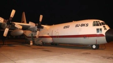 Mısır'dan Türkiye'ye ilaç ve tıbbi malzeme taşıyan 2 uçak Adana Havalimanı'na indi