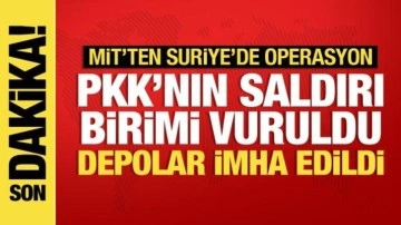 MİT'ten Suriye'de operasyon: PKK'nın saldırı birimi vuruldu