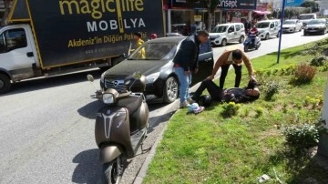 Motosiklet Kazası Antalya Caddesi'nde