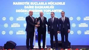 Gaziantep'ten Narkotik Suçlarla Mücadele Performans Birinciliği Ödülü'ne