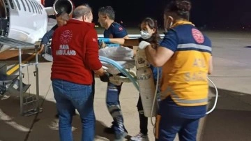 Muğla'da salça kazanına düşen bebek İstanbul'da tedavi altına alındı