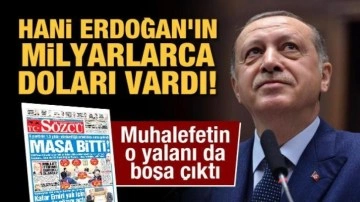 Muhalefetin o yalanı da boşa çıktı: Hani Erdoğan'ın milyarlarca doları vardı!