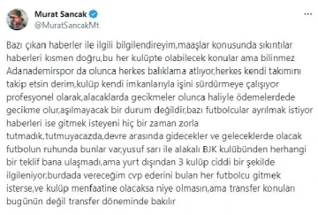 Murat Sancak’tan Yusuf Sarı açıklaması: Ederini bulan her futbolcu gitmek isterse niye olmasın?