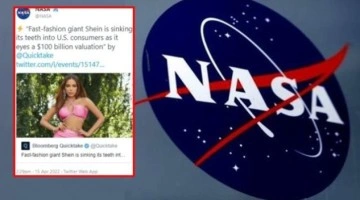 NASA yanlışlıkla bikinili manken fotoğrafı paylaştı